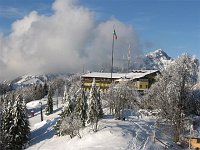Salita con ciaspole da Moruna di Aviatico al Monte Poieto carico di tanta neve fresca (febbraio 09) - FOTOGALLERY